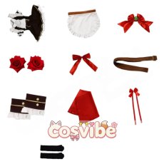 画像4: ありふれた職業で世界最強　ユエ　コスプレ衣装　 コスチューム　 cosplay　イベント仮装 (4)