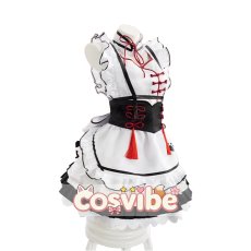 画像2: バーチャルYouTuber　VTuber　花芽なずな　チャイナメイド　コスプレ衣装　 コスチューム　 cosplay　イベント仮装 (2)