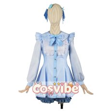 画像1: ブルーアーカイブ　生塩ノア（水色系統）　コスプレ衣装　 コスチューム　 cosplay　イベント仮装 (1)