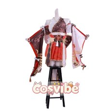 画像1: バーチャルYouTuber　VTuber　百鬼あやめ　天女衣装　コスプレ衣装　 コスチューム　 cosplay　イベント仮装 (1)