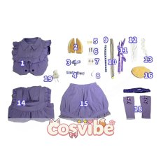 画像5: アークナイツ　クルース　星月漂流記　コスプレ衣装　 コスチューム　 cosplay　イベント仮装 (5)