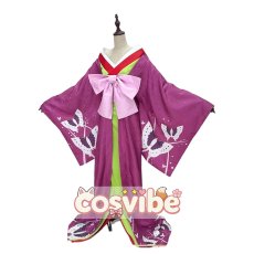 画像1: 黒執事　藍猫　花魁　コスプレ衣装　 コスチューム　 cosplay　イベント仮装 (1)