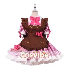画像1: アイカツ!　大空あかり　スイーツパラダイスコラボ　コスプレ衣装　 コスチューム　 cosplay　イベント仮装 (1)