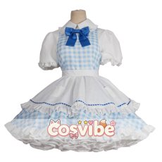 画像1: アイカツ!　霧矢あおい　カントリー風ワンピースver.　コスプレ衣装　 コスチューム　 cosplay　イベント仮装 (1)