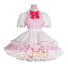 画像1: アイカツ!　星宮いちご　カントリー風ワンピースver.　コスプレ衣装　 コスチューム　 cosplay　イベント仮装 (1)