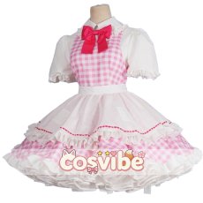 画像2: アイカツ!　星宮いちご　カントリー風ワンピースver.　コスプレ衣装　 コスチューム　 cosplay　イベント仮装 (2)