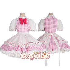 画像3: アイカツ!　星宮いちご　カントリー風ワンピースver.　コスプレ衣装　 コスチューム　 cosplay　イベント仮装 (3)