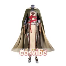 画像1: ダークソウルII（DARK SOULS II）　緑衣の巡礼　シャナロット　コスプレ衣装　 コスチューム　 cosplay　イベント仮装 (1)