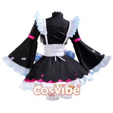 画像2: バーチャルYouTuber　VTuber　Enna Alouette(エナー・アールウェット)　ゴスロリメイドモチーフ　コスプレ衣装　 コスチューム　 cosplay　イベント仮装 (2)