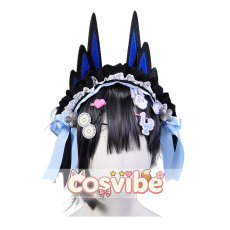 画像3: バーチャルYouTuber　VTuber　Enna Alouette(エナー・アールウェット)　ゴスロリメイドモチーフ　コスプレ衣装　 コスチューム　 cosplay　イベント仮装 (3)