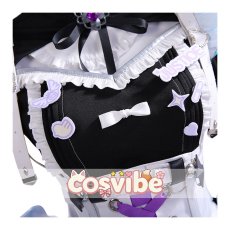 画像8: バーチャルYouTuber　VTuber　Enna Alouette(エナー・アールウェット)　ゴスロリメイドモチーフ　コスプレ衣装　 コスチューム　 cosplay　イベント仮装 (8)