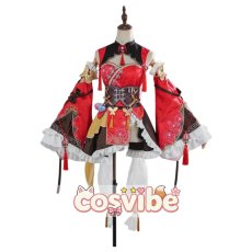 画像1: バーチャルYouTuber　VTuber　博衣こより　4周年記念　東洋風ファンタジー衣装　コスプレ衣装　 コスチューム　 cosplay　イベント仮装 (1)