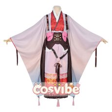 画像1: 鬼滅の刃　甘露寺蜜璃　お正月　コスプレ衣装　 コスチューム　 cosplay　イベント仮装 (1)