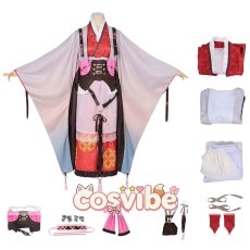 画像4: 鬼滅の刃　甘露寺蜜璃　お正月　コスプレ衣装　 コスチューム　 cosplay　イベント仮装 (4)