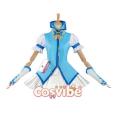 画像1: Yes!プリキュア5GoGo!　水無月かれん(キュアアクア)　コスプレ衣装　 コスチューム　 cosplay　イベント仮装 (1)