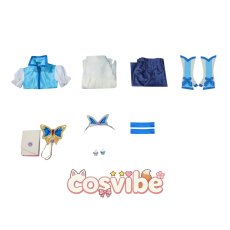 画像4: Yes!プリキュア5GoGo!　水無月かれん(キュアアクア)　コスプレ衣装　 コスチューム　 cosplay　イベント仮装 (4)