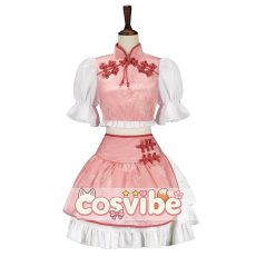 画像1: 魔法少女まどか☆マギカ　鹿目まどか　チャイナガール　コスプレ衣装　 コスチューム　 cosplay　イベント仮装 (1)