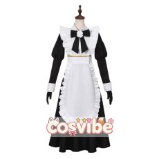 画像1: ブルーアーカイブ　花岡ユズ(メイド)　コスプレ衣装　 コスチューム　 cosplay　イベント仮装 (1)