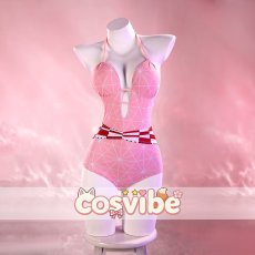 画像3: 鬼滅の刃　竈門禰豆子　水着　コスプレ衣装　 コスチューム　 cosplay　イベント仮装 (3)