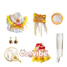 画像4: ラブライブ! School idol project　小泉花陽　お化粧の魔法編　コスプレ衣装　 コスチューム　 cosplay　イベント仮装 (4)
