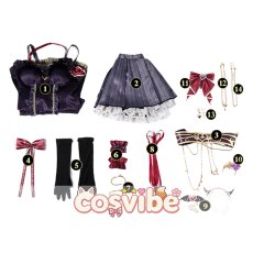 画像5: ラブライブ! School idol project　東條希　魅惑のDevil　ウチらの楽しい夜に乾杯♪　コスプレ衣装　 コスチューム　 cosplay　イベント仮装 (5)