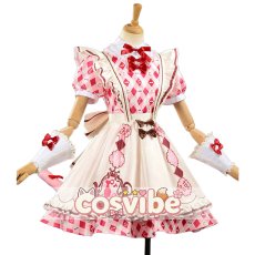 画像2: ラブライブ! School idol project　矢澤にこ　メイド・イン・ワンダーランド チェス盤の庭　コスプレ衣装　 コスチューム　 cosplay　イベント仮装 (2)
