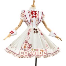 画像2: ラブライブ! School idol project　南ことり　メイド・イン・ワンダーランド 不思議の世界　コスプレ衣装　 コスチューム　 cosplay　イベント仮装 (2)