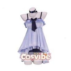 画像1: バーチャルYouTuber　Vtuber　Nerissa Ravencroft(ネリッサ・レイヴンクロフト)　ルームウェア　コスプレ衣装　 コスチューム　 cosplay　イベント仮装 (1)
