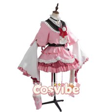 画像2: バーチャルYouTuber　VTuber　百鬼あやめ　和風メイド衣装　コスプレ衣装　 コスチューム　 cosplay　イベント仮装 (2)