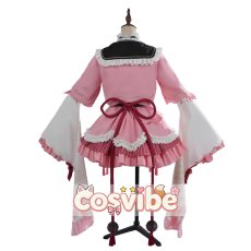 画像3: バーチャルYouTuber　VTuber　百鬼あやめ　和風メイド衣装　コスプレ衣装　 コスチューム　 cosplay　イベント仮装 (3)