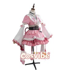 画像5: バーチャルYouTuber　VTuber　百鬼あやめ　和風メイド衣装　コスプレ衣装　 コスチューム　 cosplay　イベント仮装 (5)