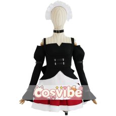 画像1: この素晴らしい世界に爆焔を!　めぐみん　バイト服　コスプレ衣装　 コスチューム　 cosplay　イベント仮装 (1)