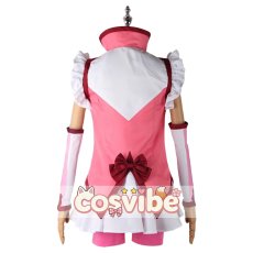 画像2: Yes!プリキュア5　夏木りん(キュアルージュ)　キュアルージュ　コスプレ衣装　 コスチューム　 cosplay　イベント仮装 (2)