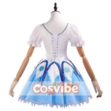 画像2: ラブライブ！サンシャイン!!　Aqours　黒澤ダイヤ　みんな大好き　WATER BLUE NEW WORLD　覚醒後　コスプレ衣装　 コスチューム　 cosplay　イベント仮装 (2)