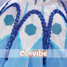 画像4: ラブライブ！サンシャイン!!　Aqours　黒澤ダイヤ　みんな大好き　WATER BLUE NEW WORLD　覚醒後　コスプレ衣装　 コスチューム　 cosplay　イベント仮装 (4)