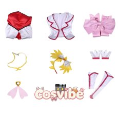 画像4: ドキドキ!プリキュア　円亜久里(キュアエース)　コスプレ衣装　 コスチューム　 cosplay　イベント仮装 (4)