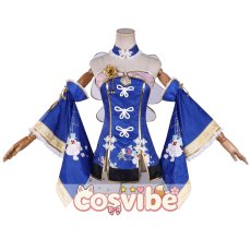 画像1: ラブライブ！サンシャイン!!　Aqours　松浦果南　チャイナドレス編　覚醒後　コスプレ衣装　 コスチューム　 cosplay　イベント仮装 (1)