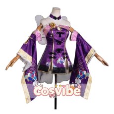 画像2: ラブライブ！サンシャイン!!　Aqours　小原鞠莉　チャイナドレス編　覚醒後　コスプレ衣装　 コスチューム　 cosplay　イベント仮装 (2)