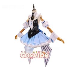 画像2: バーチャルYouTuber　VTuber　兎田ぺこら　フリフリバニードレス　コスプレ衣装　 コスチューム　 cosplay　イベント仮装 (2)