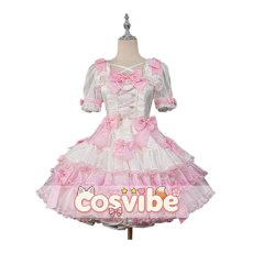 画像1: プリパラ　真中らぁら　ラファリーコラボ　コスプレ衣装　 コスチューム　 cosplay　イベント仮装 (1)