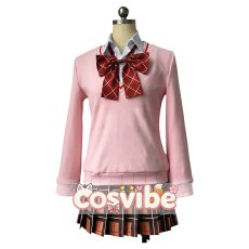 画像4: バーチャルYouTuber　Vtuber　家長むぎ　高校制服　コスプレ衣装　 コスチューム　 cosplay　イベント仮装 (4)