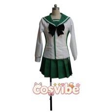 画像1: 学園黙示録 HIGHSCHOOL OF THE DEAD　宮本麗　コスプレ衣装　 コスチューム　 cosplay　イベント仮装 (1)