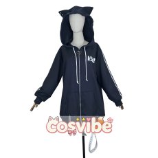 画像1: バーチャルYouTuber　VTuber　小清水透　猫耳パーカー　コスプレ衣装　 コスチューム　 cosplay　イベント仮装 (1)