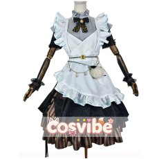 画像1: バーチャルYouTuber　VTuber　風真いろは　和メイド衣装　コスプレ衣装　 コスチューム　 cosplay　イベント仮装 (1)