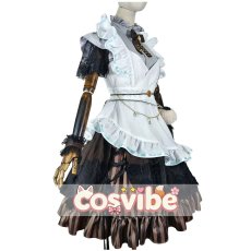 画像3: バーチャルYouTuber　VTuber　風真いろは　和メイド衣装　コスプレ衣装　 コスチューム　 cosplay　イベント仮装 (3)