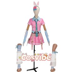 画像1: バーチャルYouTuber　VTuber　兎田ぺこら　原宿　コスプレ衣装　 コスチューム　 cosplay　イベント仮装 (1)