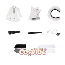 画像4: 勝利の女神：NIKKE　スノーホワイト　一番くじ　コスプレ衣装　 コスチューム　 cosplay　イベント仮装 (4)