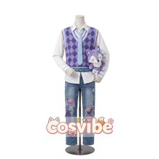 画像1: バーチャルYouTuber　Vtuber　小柳ロウ　ぎゃうるふ　コスプレ衣装　 コスチューム　 cosplay　イベント仮装 (1)