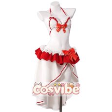 画像1: ソードアート・オンライン　アスナ　水着　コスプレ衣装　 コスチューム　 cosplay　イベント仮装 (1)