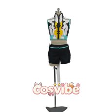 画像1: VOCALOID　鏡音リン　ネコサイバー　コスプレ衣装　 コスチューム　 cosplay　イベント仮装 (1)